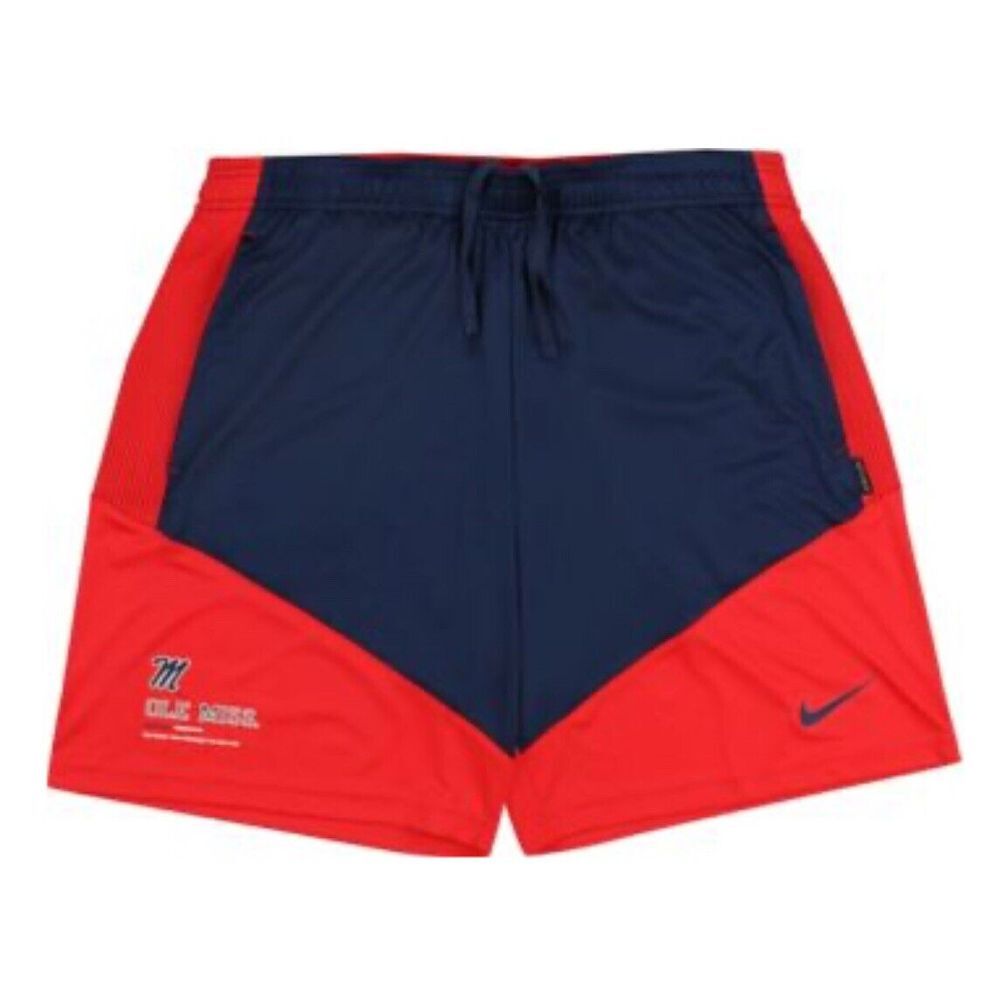 New Ole Miss Rebels‎ Nike Sideline Dri-fit Knit Player Shorts Men's XL